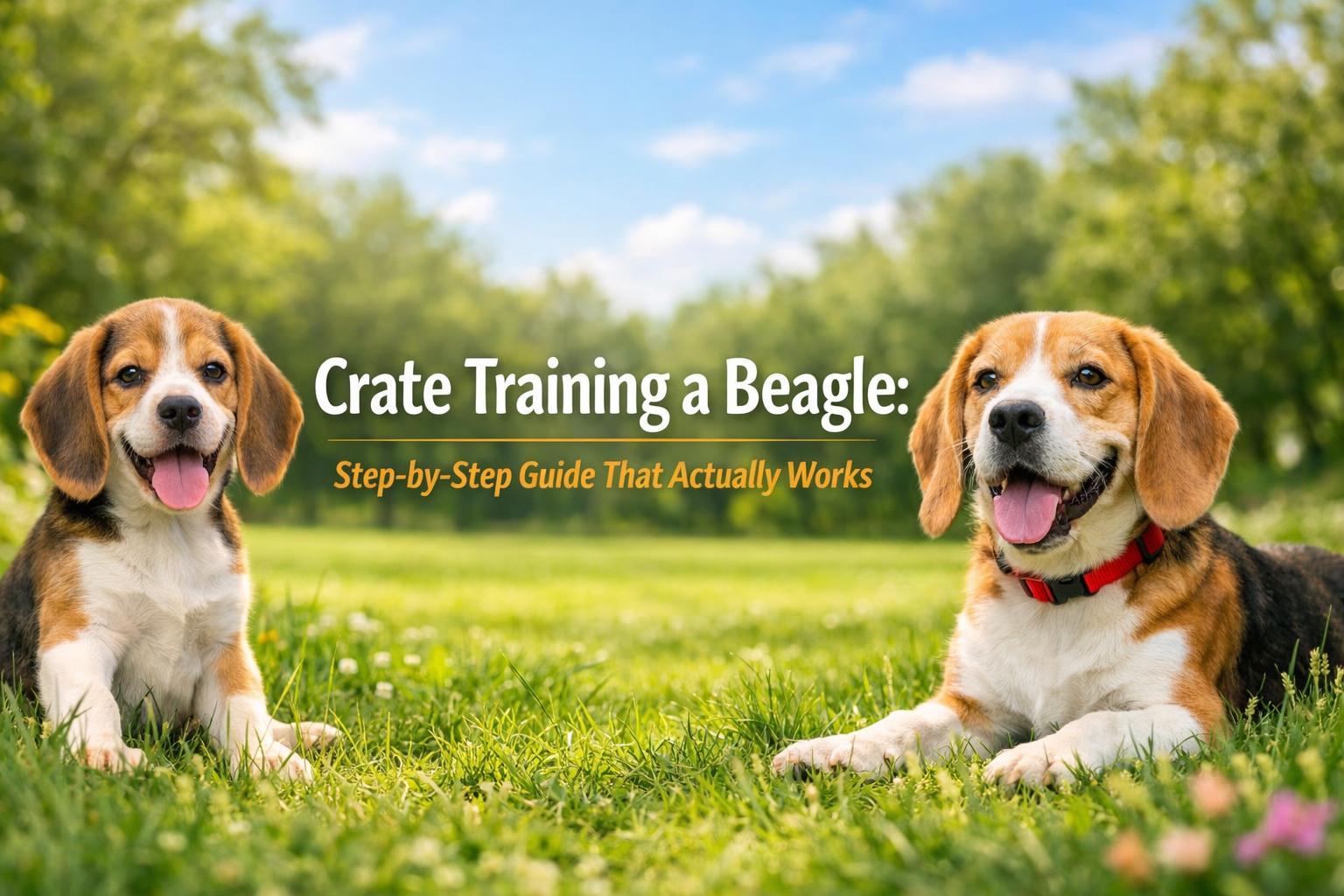Crate Training a Beagle: Step-by-Step Guide That Actually Works