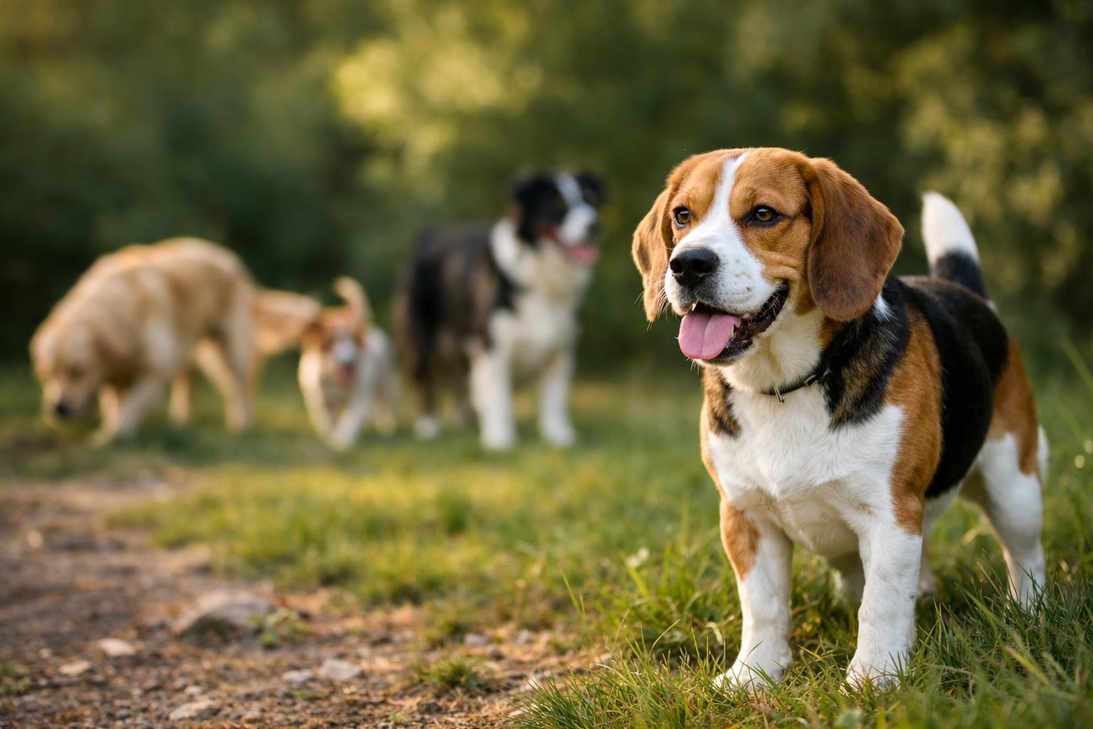 Can Beagles Live With Other Dogs?